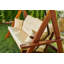 Balancelle triple Garden, structure 100% bois de pin, tissu ETISILK beige | Facile à nettoyer, imperméable, résistant aux rayons UV | Dossier réglable à 5 niveaux | Dimensions: 89,8 po x 74,8 po x 53,1 po | Capacité de 880 lb | Parfait pour la détente en plein air-734368295-734368292