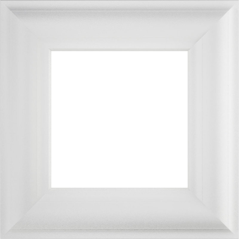 Ashford Molded Classic Wainscot Wall Panel, 8" H x 8" W x 0.5" D, Square Panel