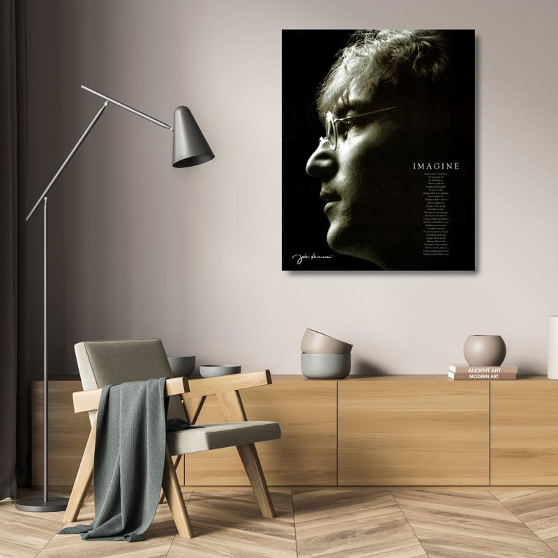 John Lennon Imagine, H 24 po x l 19 po