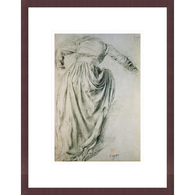 Étude d'une femme drapée par Edgar Degas