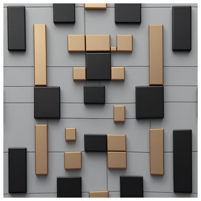 Édredon noir bronze rectangulaire