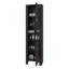 Armoire de salle de bain H 63,3 po, 2 portes, 6 tablettes, wengé noir - Salle de bain