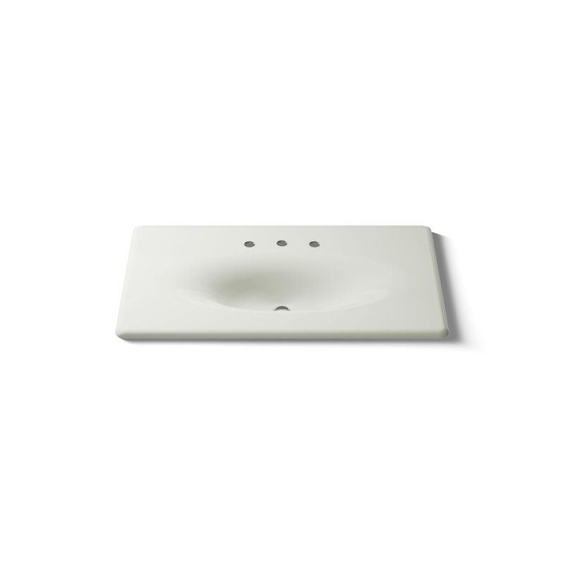 Plateau de meuble-lavabo 38 po Iron Impressions, Dune, Centres de 8 po