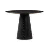 Skye Round Dining Table 42"-Weathered Dark Oak