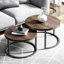 Table basse gigogne ronde 2 pièces Banvra-1268810774