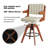 Adjustable Height Swivel Faux Leather Bar Stools (Set of 4)-146354424-146354426