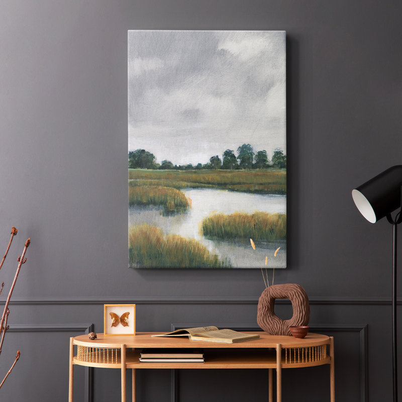 Marais salés II - Cavas enveloppés de galerie, H 36 po x l 24 po