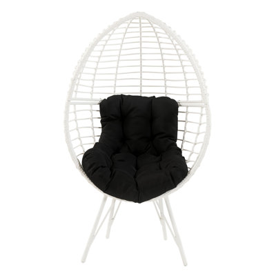 Chaise de patio avec coussin amovible