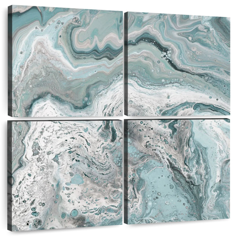 Deep Teal Sea, H 26 po x l 26 po
