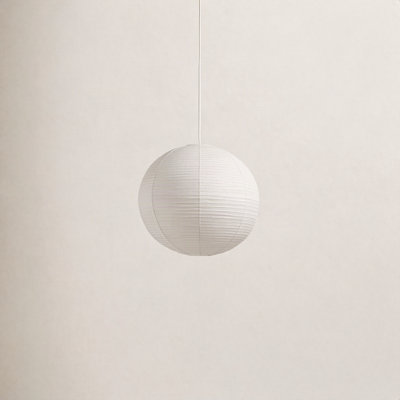 Workshop Single Light Paper Dimmable Pendant