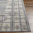 Rectangle Geometric Machine Woven Polypropylene Area Rug in Blue-70927287