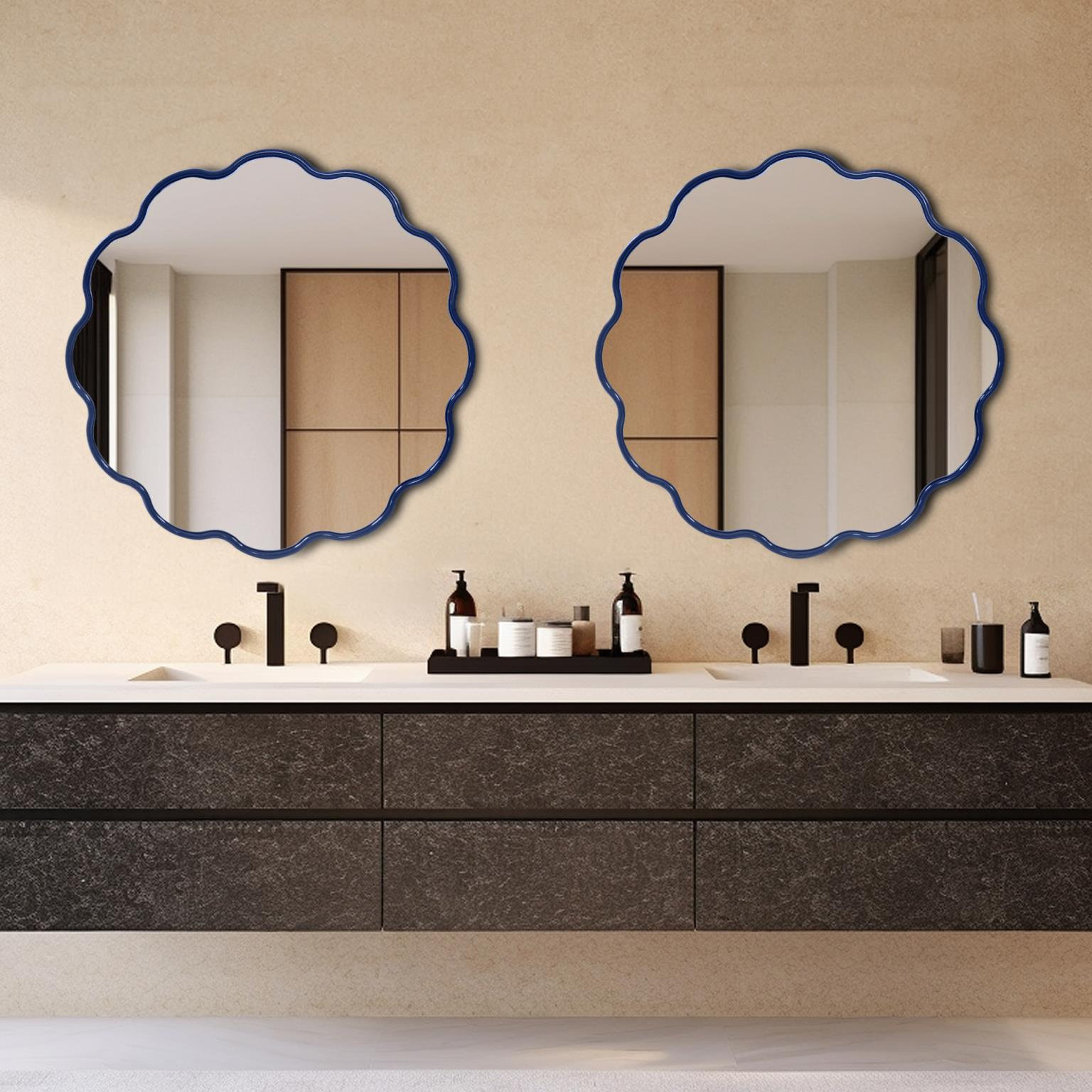 Anderson 34" Mirror, Navy