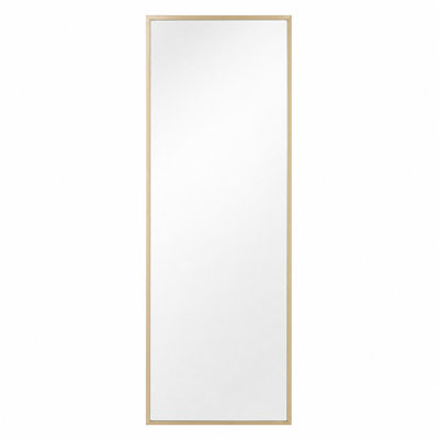 Aluminum Frame Full Length Floor Mirror Standing and Wall Mirror Nano Glass