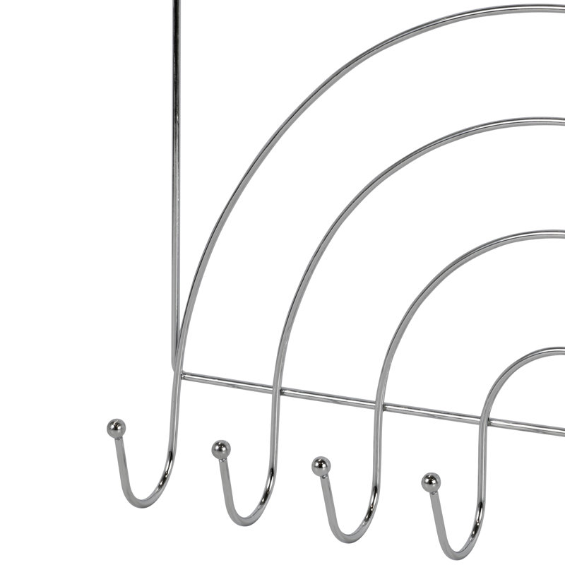 Rainbows Over Door Storage Hooks, Polished Chrome