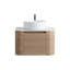 Meuble-lavabo Erba 24 pouces avec lavabo, armoire murale couleur miel avec porte-serviettes offert, lavabo simple en céramique, sans bonde ni robinet, préassemblé-1547918815-1547918813