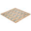 Tapis unique noué à la main Hayner - brun / bleu, 4 pi 8 po x 4 pi 9 po Hayner