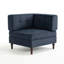 Fauteuil capitonné modulaire en velours côtelé-231553970