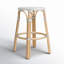 Tabouret de bar et de comptoir en rotin tissé à la main Alastair-799526597-799526606