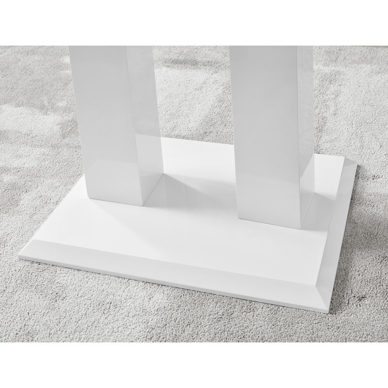 Eubanks 4 - Person Dining Set, White