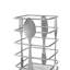 Stainless Steel Square Flatware Caddy