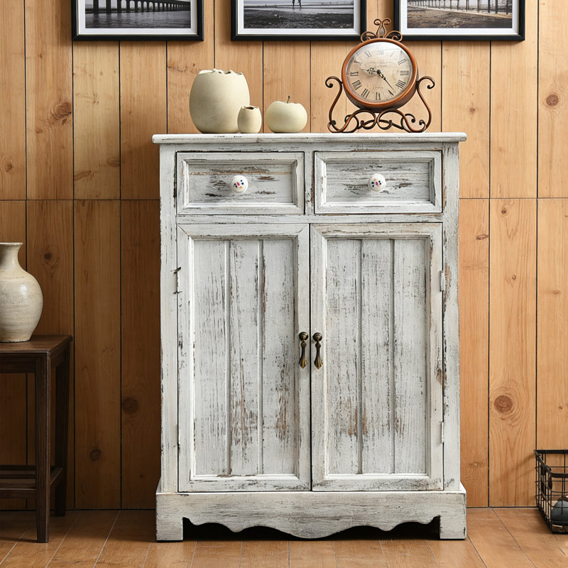 Banc de rangement pour chaussures en bois blanc et bleu, Blanc