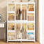 Organisateur de garde-robe portable pour vêtements, commode, armoire de rangement pour bébé, blanc