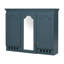 Armoire murale à miroir tout-en-un avec tablettes réglables-1994537980