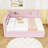 Full Upholstered Daybed with USB Ports, LED Belt and Trundle-827678529