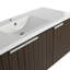 Armoire de salle de bain haut de gamme avec lavabo en résine et conception avancée pour une fonctionnalité optimale