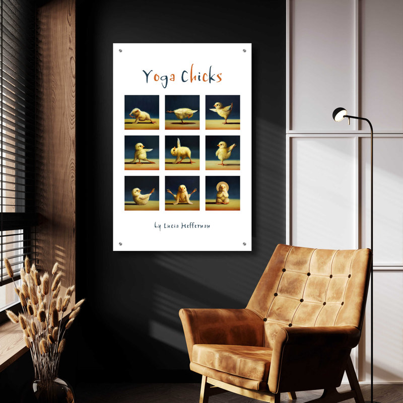«Yoga Chicks Collage» par Lucia Heffernan, H 36 po x l 24 po