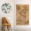«Elephant Boho Vintage Elephant on Canvas», reproduction de 3 pièces-92861118
