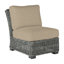 Fauteuil de chambre modulaire rustique tissé - gris ardoise-600847749-600847072-600847099