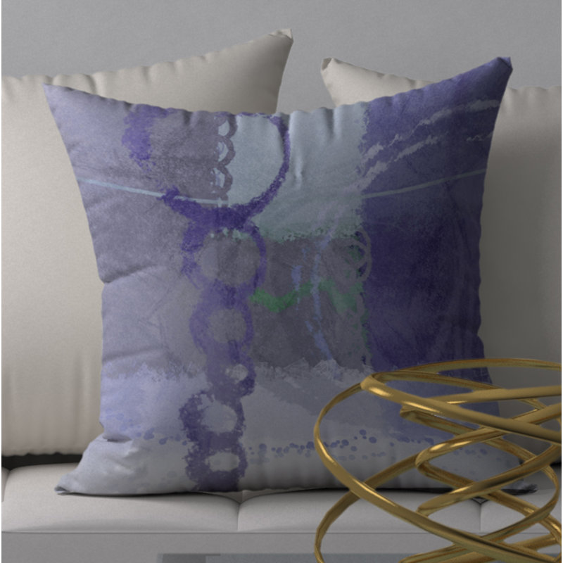 Housse de coussin décorative carrée Jewel Paradise, 24" X 24"