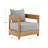 Kempson Outdoor Armchair, Sunbrella Canvas FSC Teak-110441391