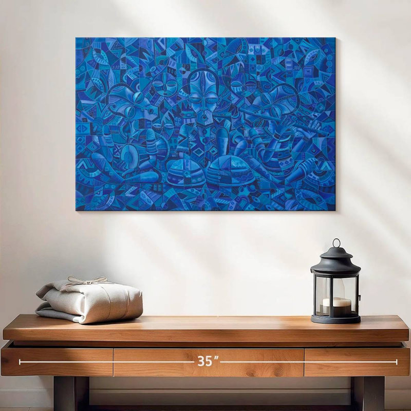 Abarca Blue Band, 16'' H x 24'' W