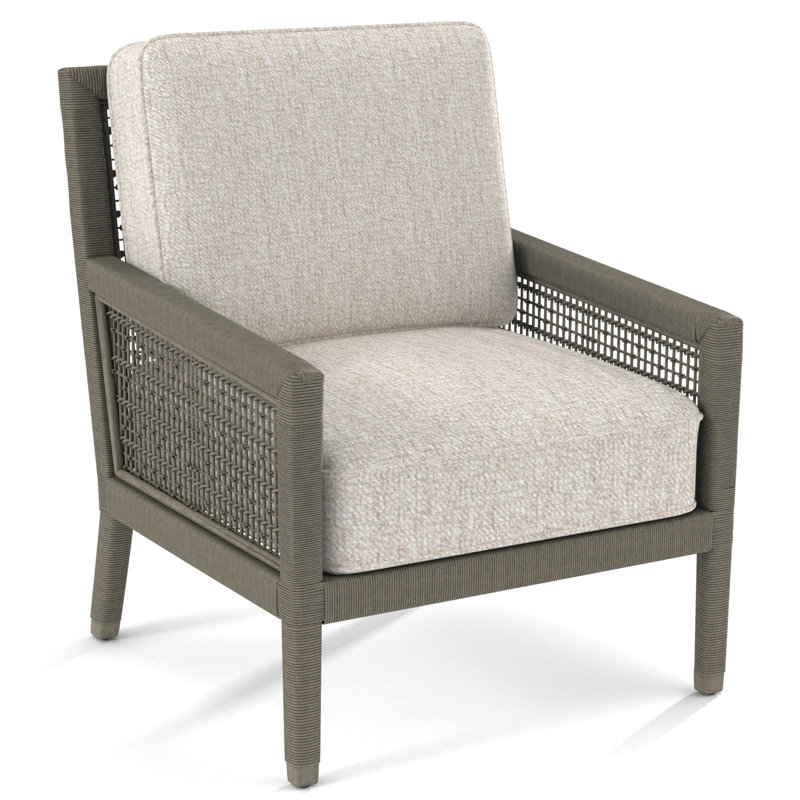 Harper 28" Wide Armchair, Brown Geometric, 0456-33, Stone Hearth