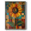 Reproduction encadrée FLORAL Series CDXCII - bois massif-442116750