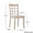 Alexa-Mae 4-Person Solid Wood Pedestal Dining Set-13775845