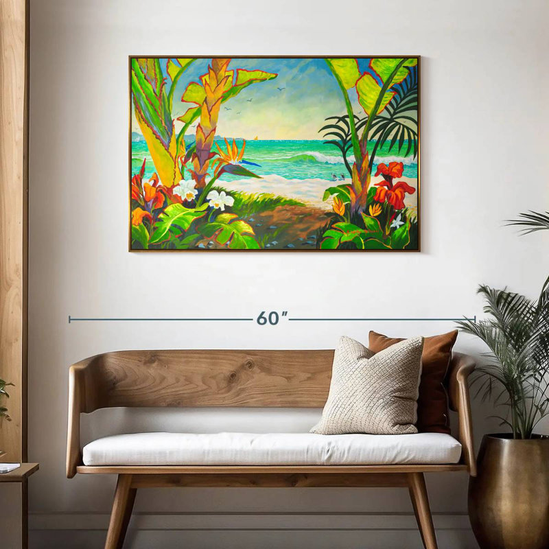 Time To Chill At The Tamsin, Floating Frame Gold, 43" X 29"