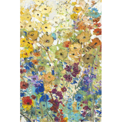 Meadow Floral I - Wrapped Canvas Print