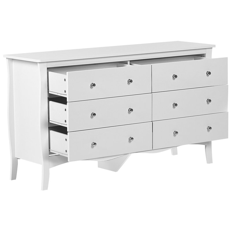 Ottilie 6 Drawer Chest, White