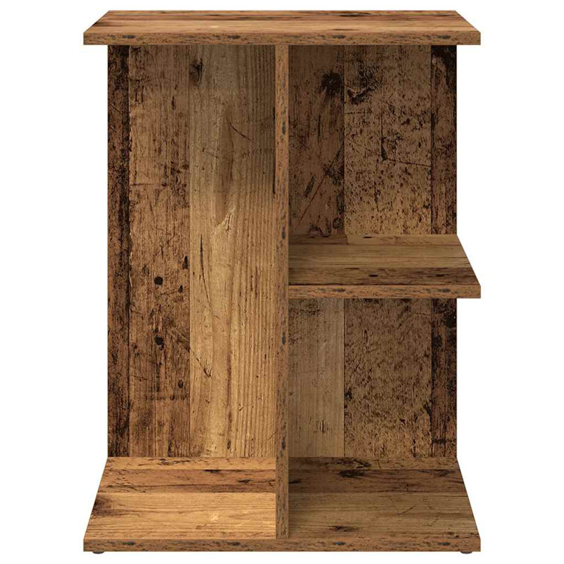 Sayaka 46.5 cm W Bedside Table, Old Wood, Set of 2