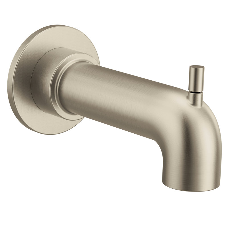 Garniture de bec de baignoire murale Cia, Nickel brossé