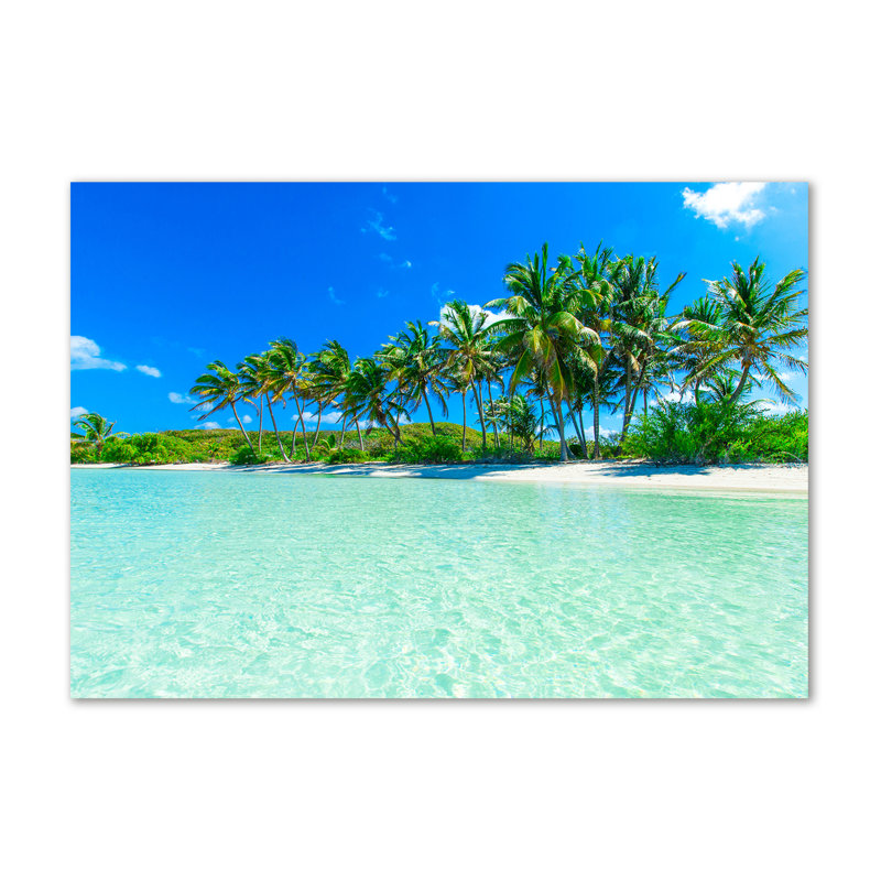 Tropical Beach - Wrapped Canvas Print