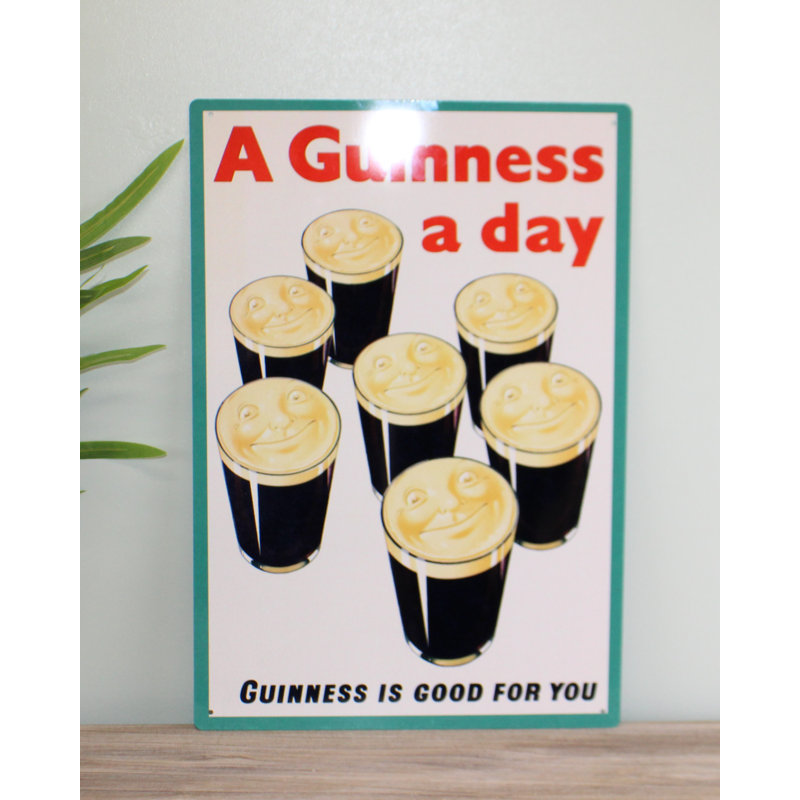 Vintage Metal Sign - Retro Advertising - Guiness