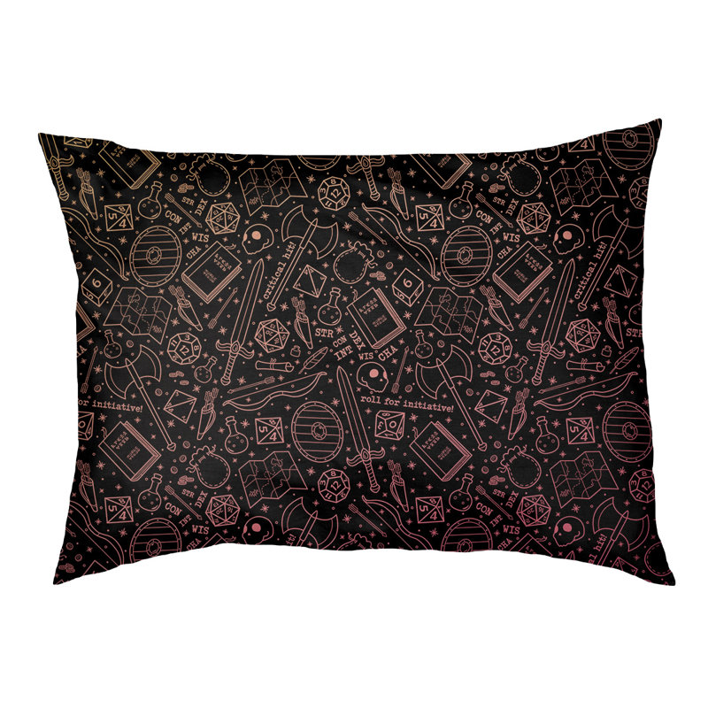 Coussin Byrge, Grand (l 42,5 po x P 32,5 po x H 14 po), Ombre / bleu sarcelle