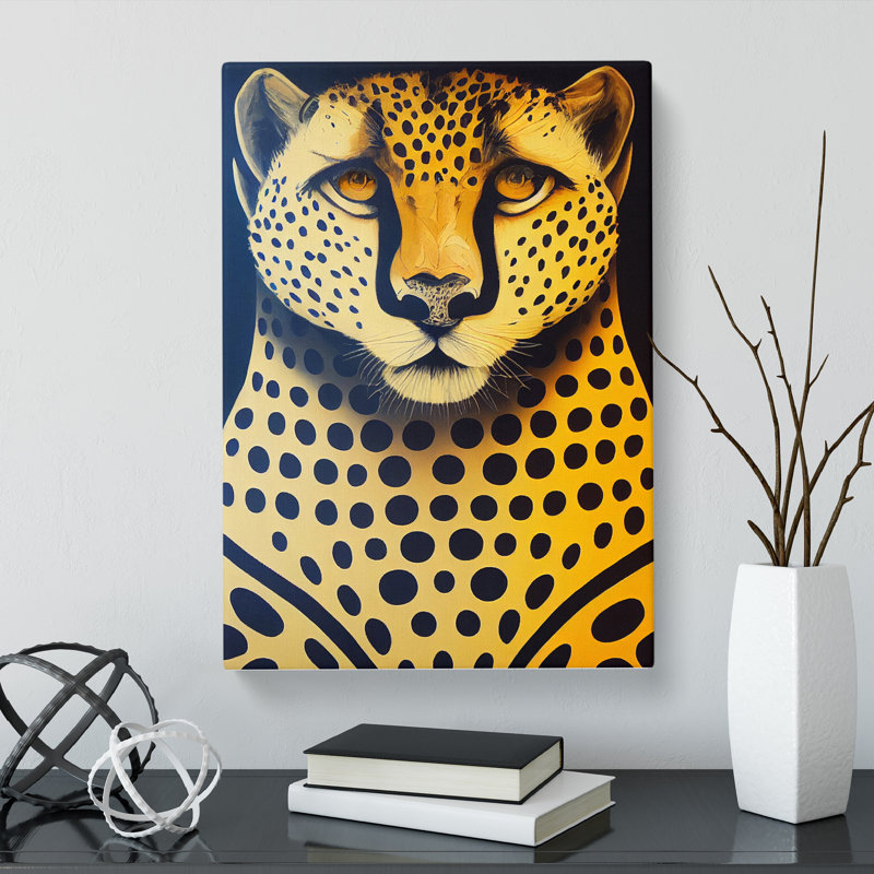 Insurgent Face Of The Cheetah - Wrapped Canvas, 76cm H x 50cm W x 3cm D