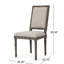 Chaise en tissu