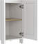 Armoire à linge arctique, avec quatre tablettes et une porte-1508351634