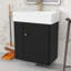 Meuble-lavabo mural 21,6 pouces avec évier et rangement ouvert à gauche-933425541